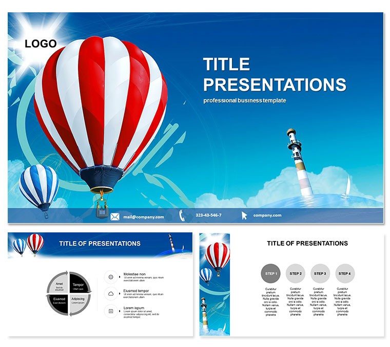 Balloon PowerPoint template