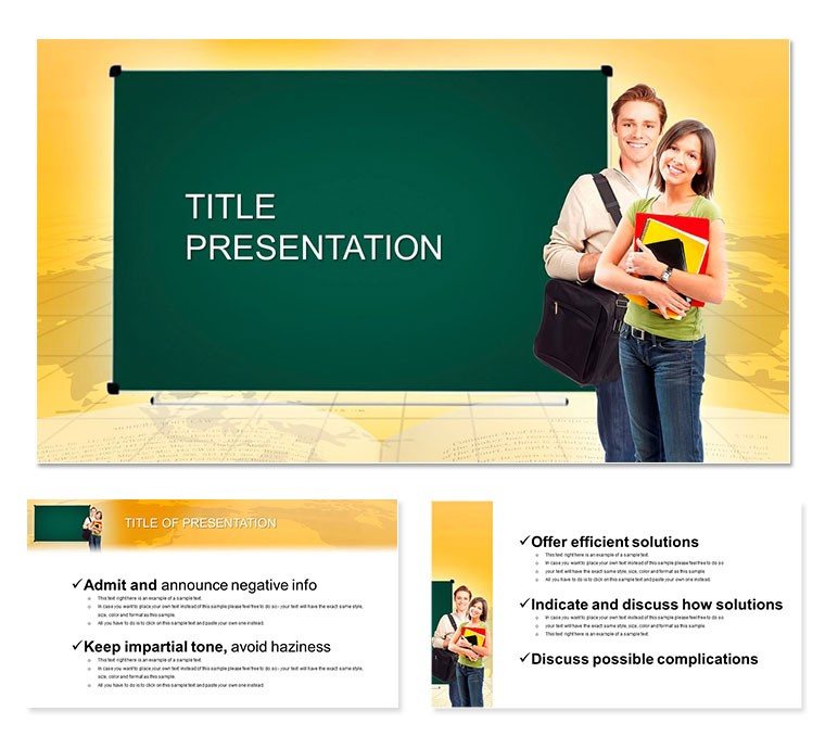 Students Education PowerPoint Template | Download Now