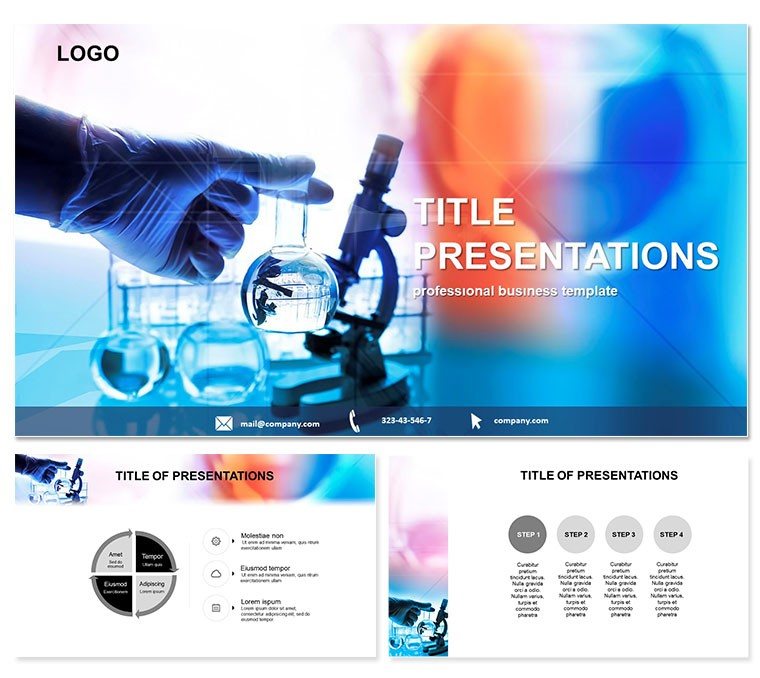 Laboratory Experiments PowerPoint template