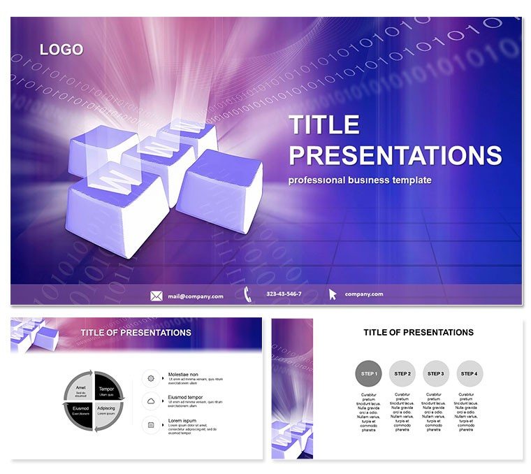 Keyboard and Web PowerPoint templates