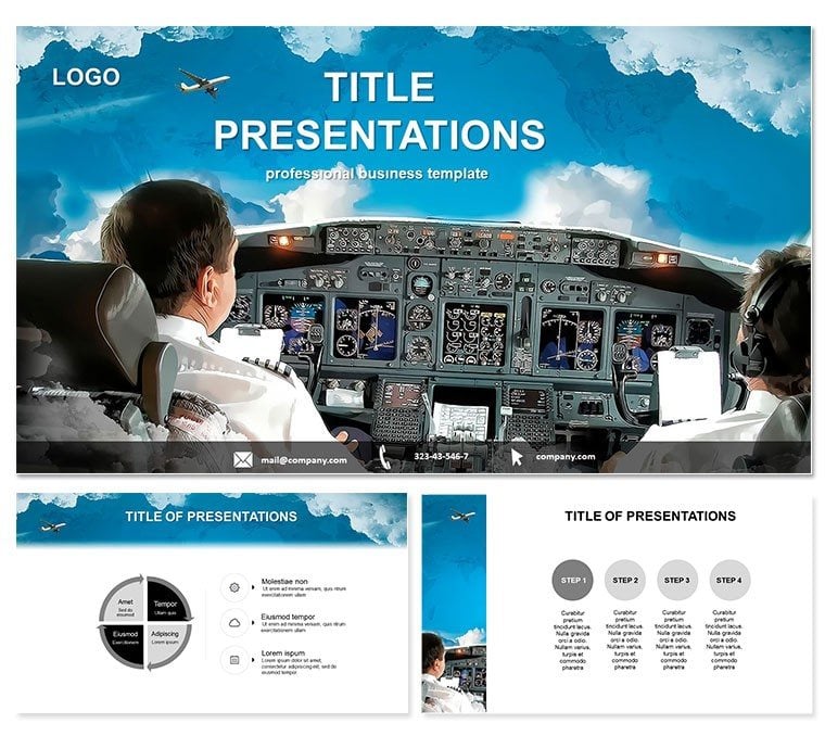 Airline Pilot PowerPoint Presentation Template
