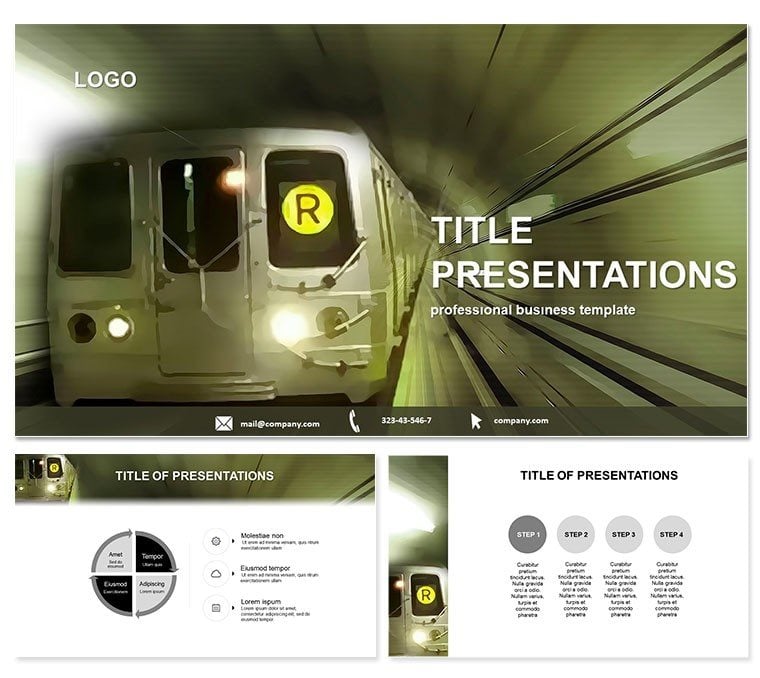 Subway PowerPoint Template