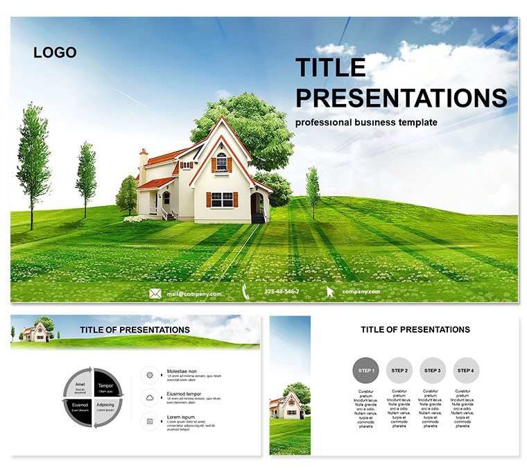 Architecture : Homestead PowerPoint template