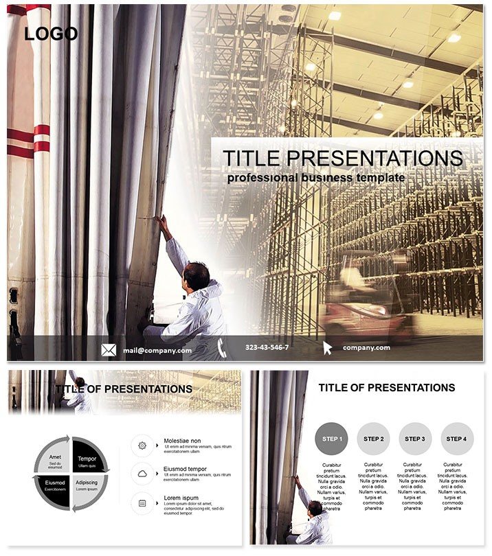 Stocked items PowerPoint templates