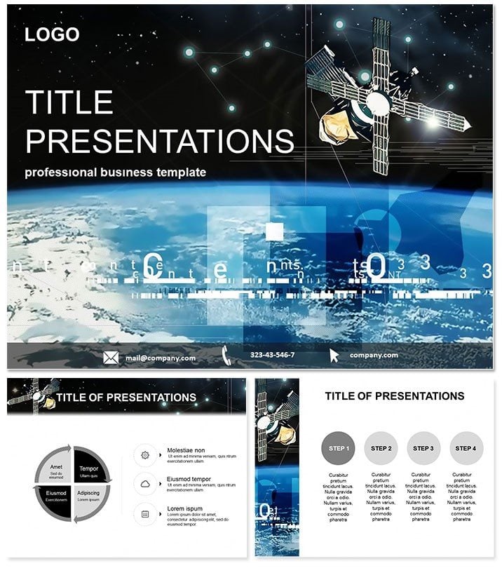 Space and Satellite PowerPoint templates