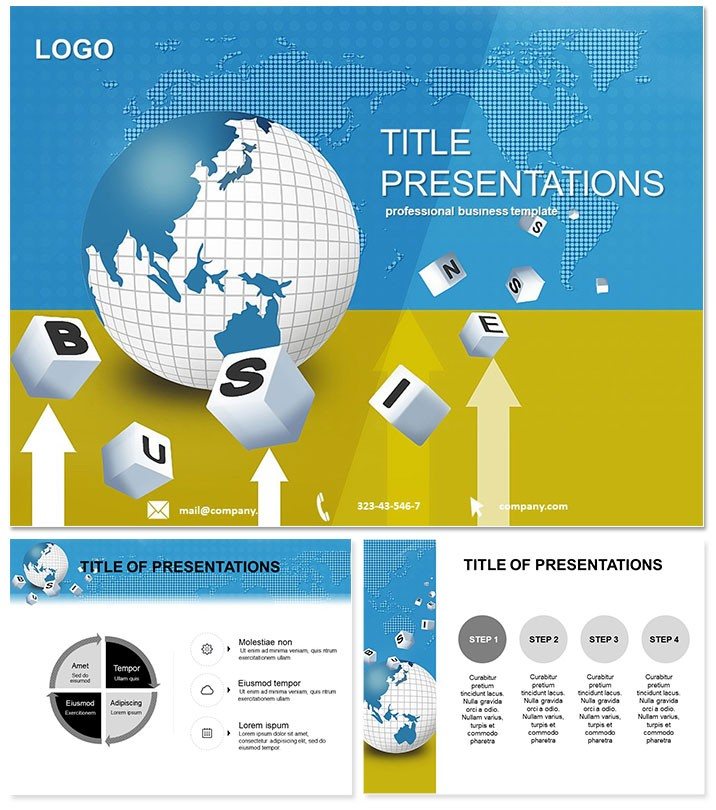 Information on Business PowerPoint template