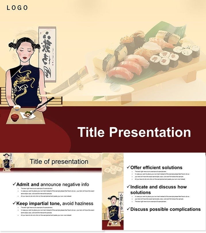 Sushi Restaurant PowerPoint Templates