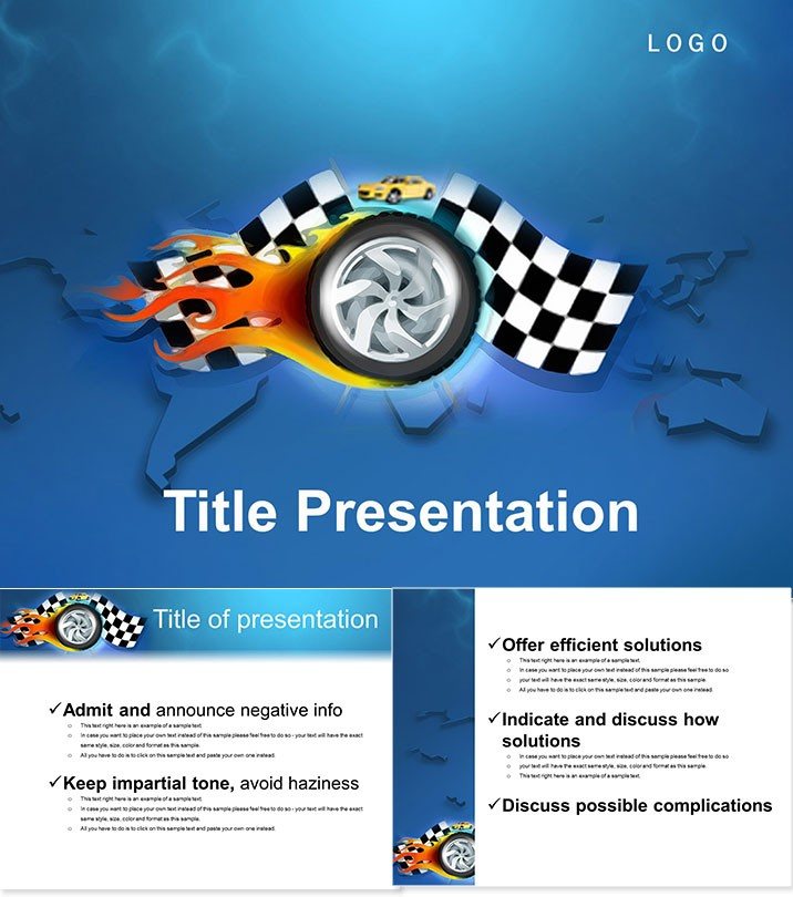 Start of the Race PowerPoint Templates