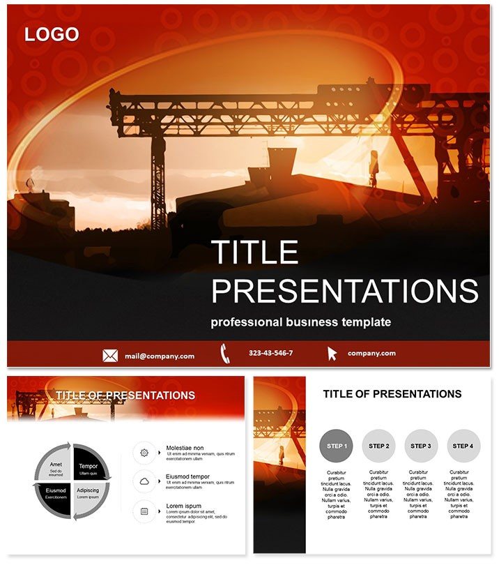 Warehouses and Industrial PowerPoint Templates
