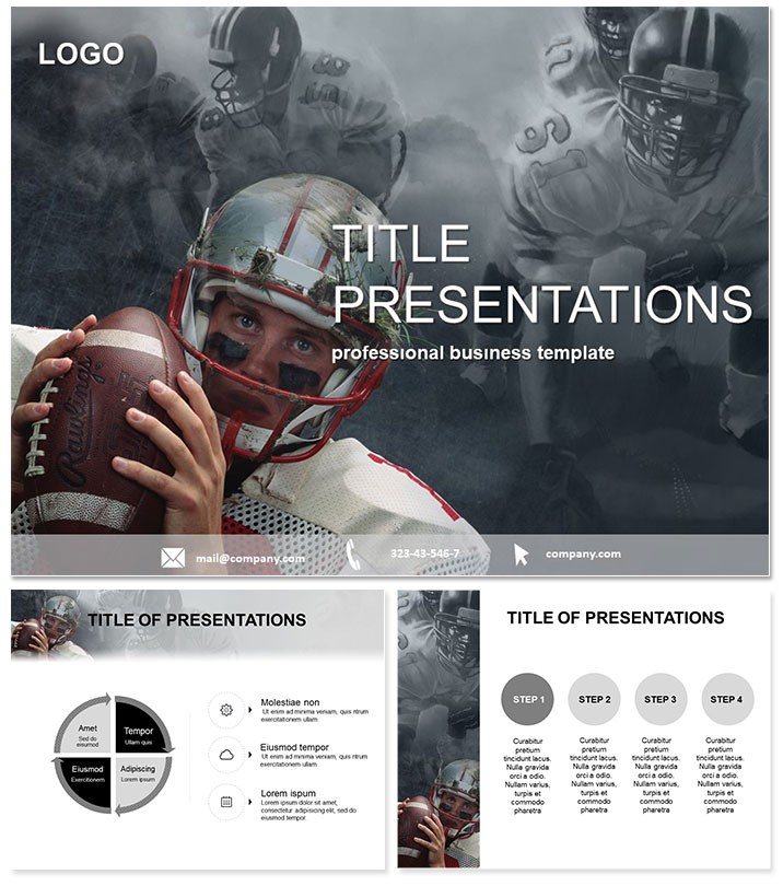 Rivals of American Football PowerPoint Templates