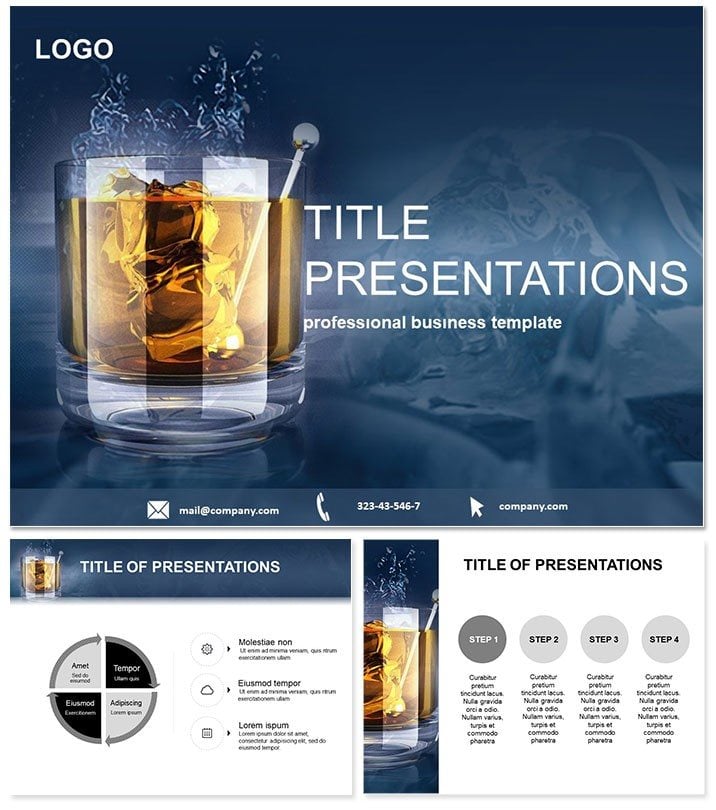 Whiskey Background PowerPoint Templates