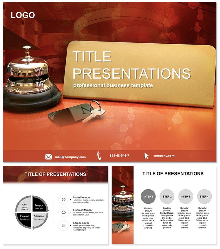Reservation Hotel PowerPoint Templates