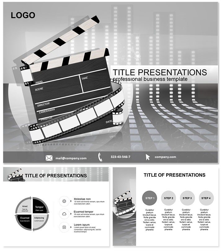 Art - Entertainment : Film Studio PowerPoint Templates