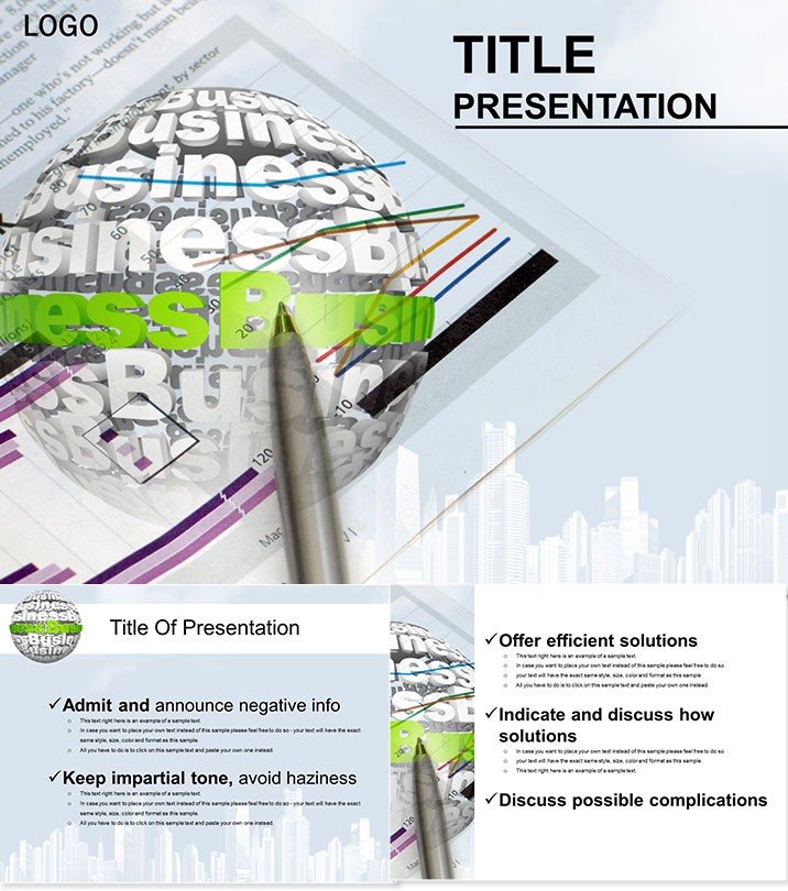 Projects and business plans PowerPoint Templates