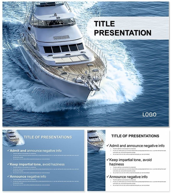 Private Cruise PowerPoint templates
