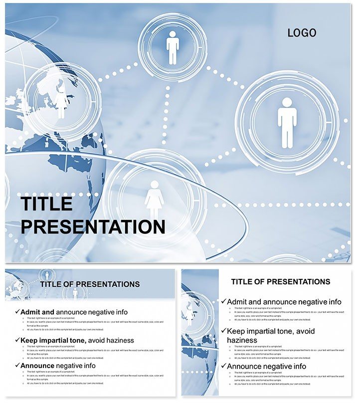 PowerPoint Relationship Social Network Templates