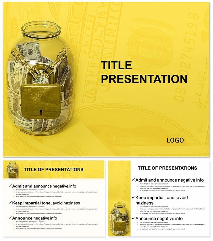 Where Money Store PowerPoint Templates