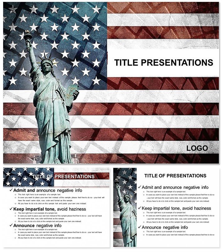 USA Independence Day PowerPoint Template