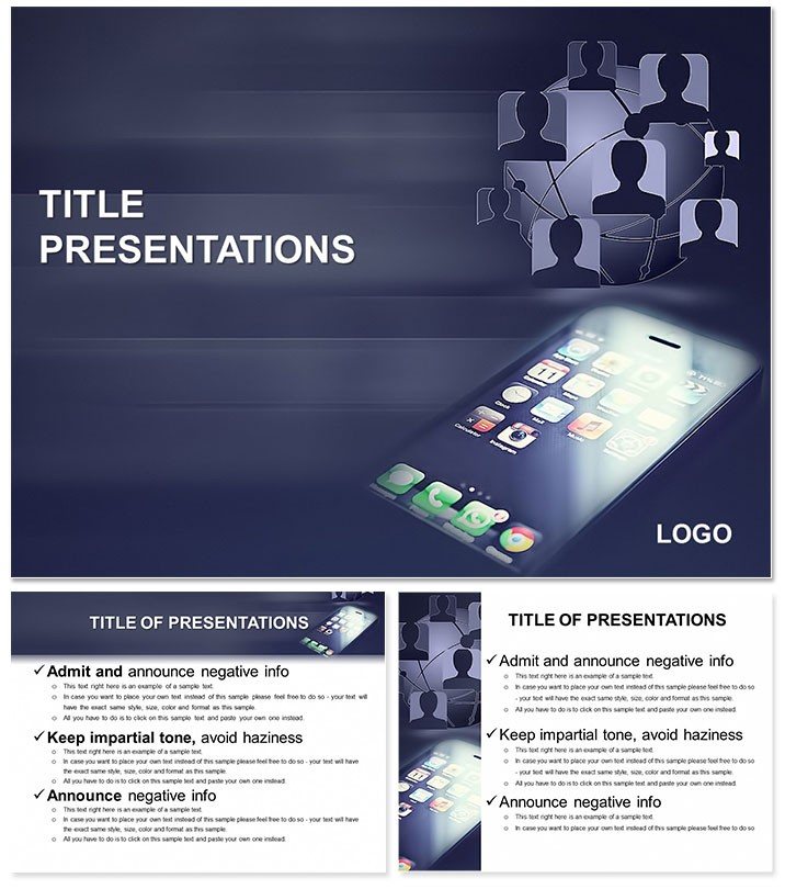Online Social Network PowerPoint Templates