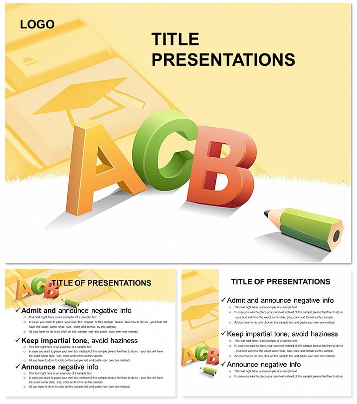 School Lessons PowerPoint Templates