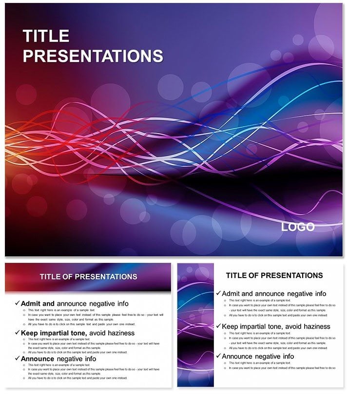 Purple Wallpaper PowerPoint Templates