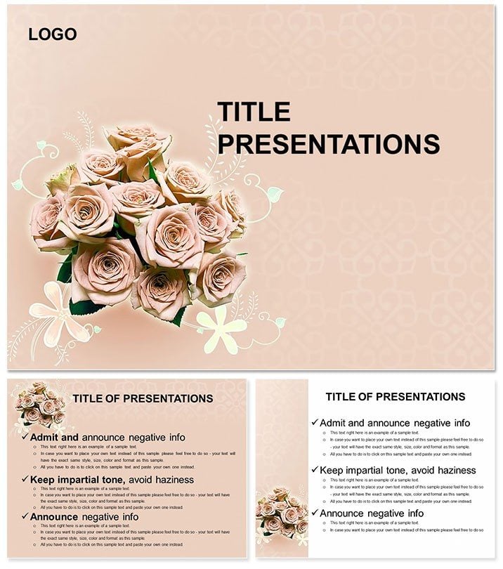 Wedding Wallpaper PowerPoint Templates