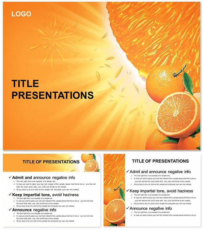 Useful Properties of Apelsin PowerPoint Templates
