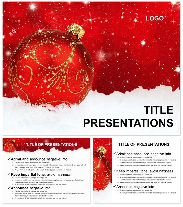 Joyful Jingles: A Festive Christmas Toy PowerPoint Template