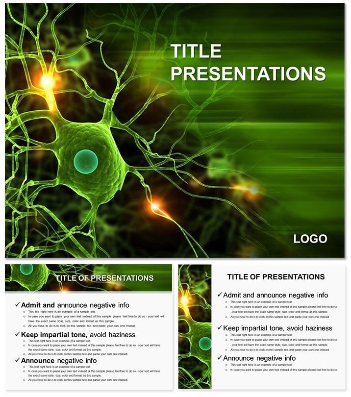 Nerve Connection PowerPoint Templates