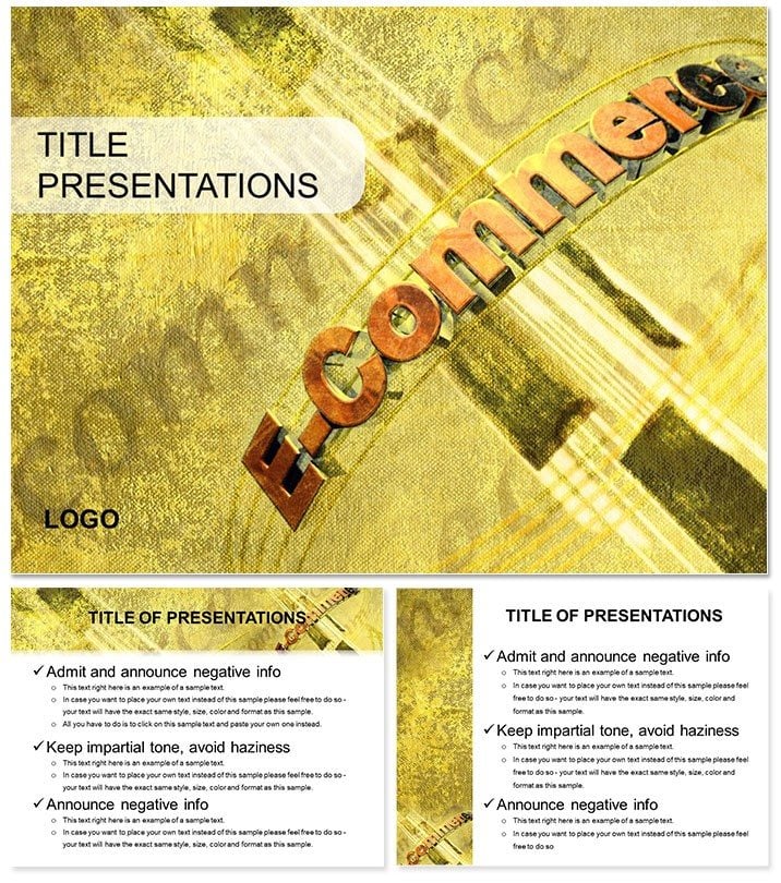 E-commerce PowerPoint presentation template