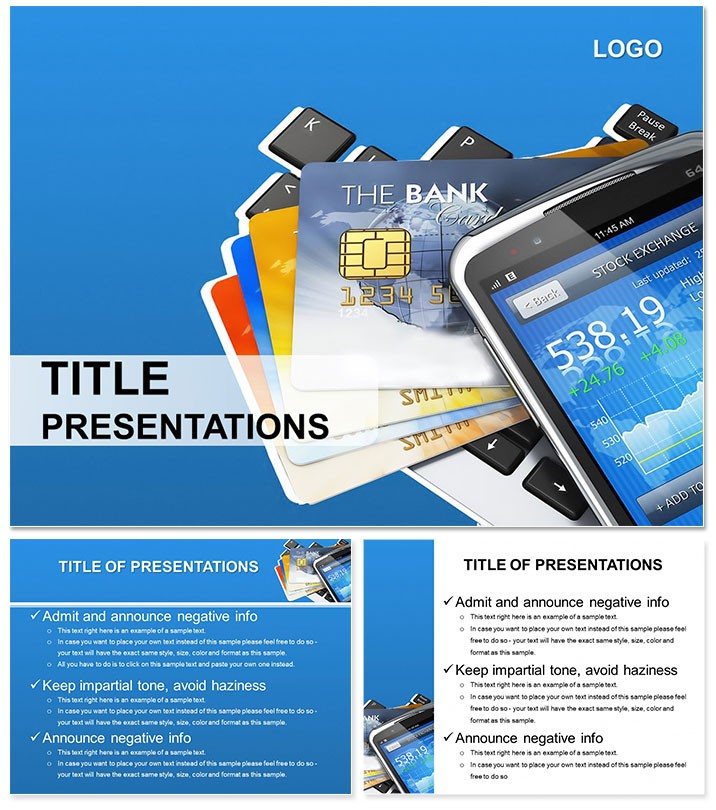 Bank Cards PowerPoint Templates