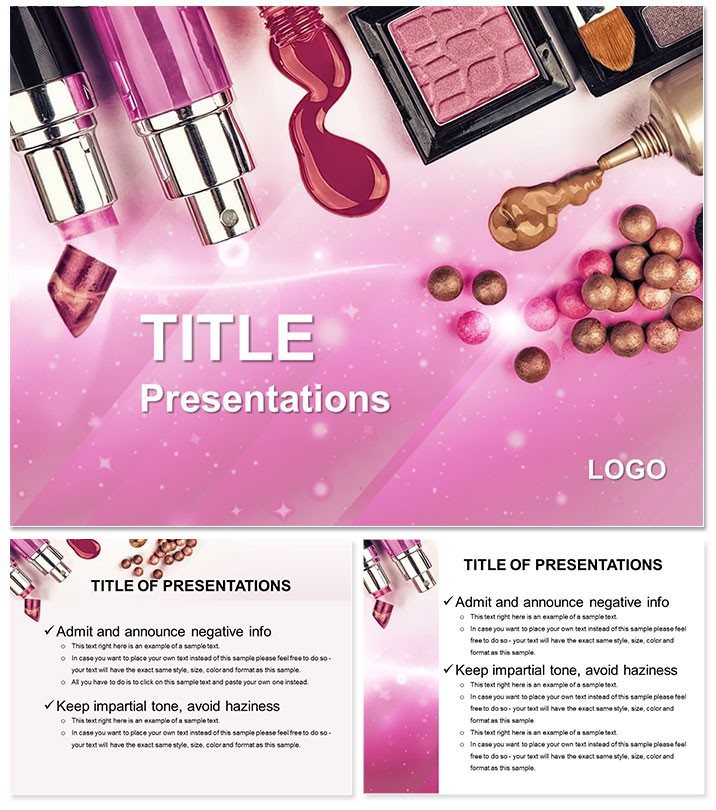 Cosmetics Perfumery PowerPoint presentation template