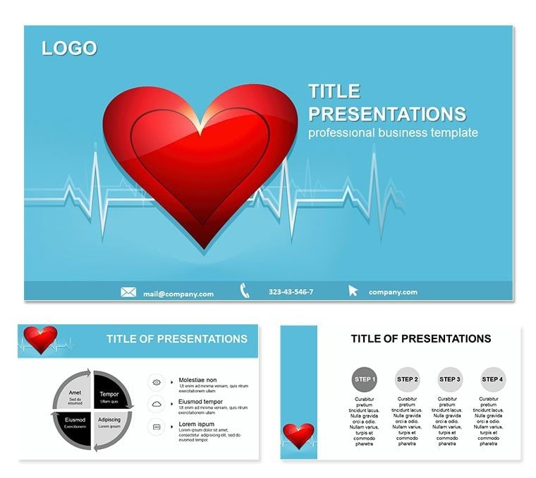 Rhythm of Heart PowerPoint templates
