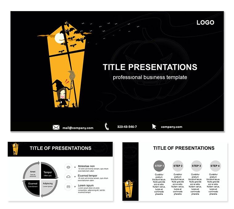 Window and Witch PowerPoint templates