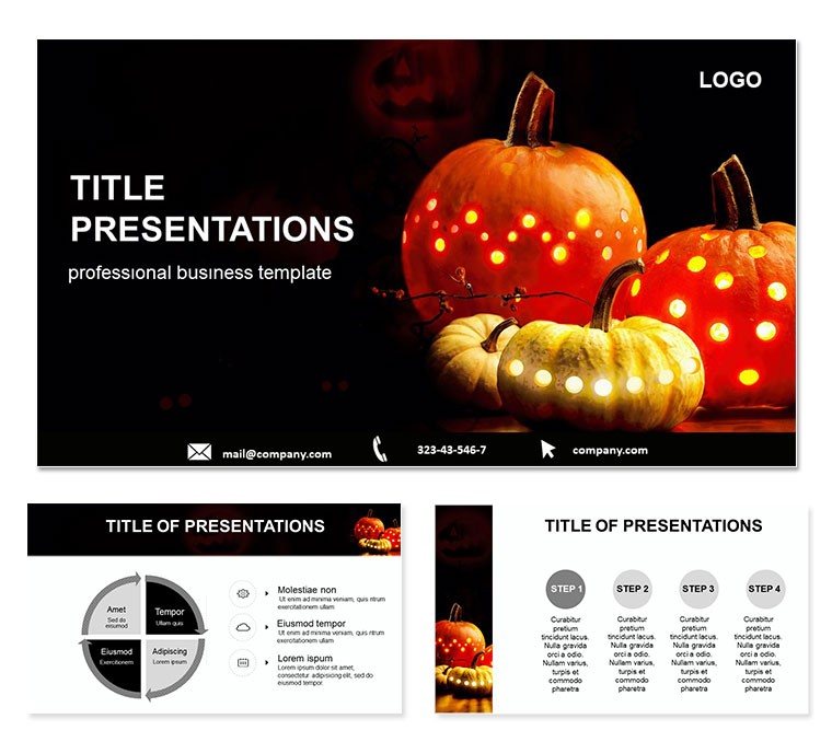 Halloween Pumpkin PowerPoint templates