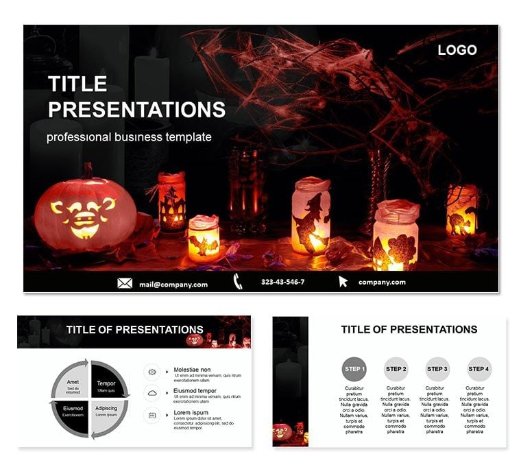 Halloween Holiday PowerPoint templates