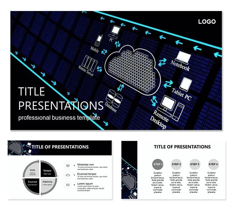 IT - Cloud PowerPoint templates