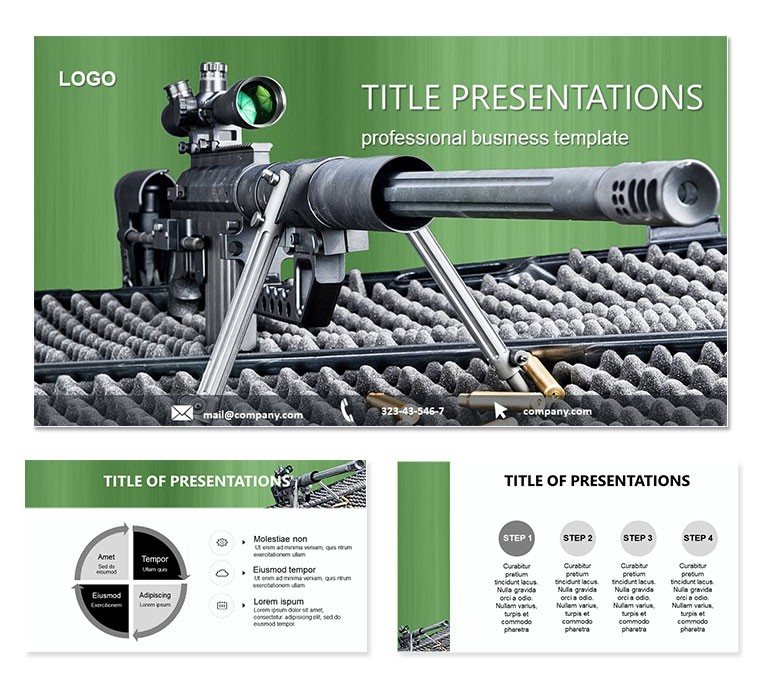 Sniper Rifle PowerPoint template