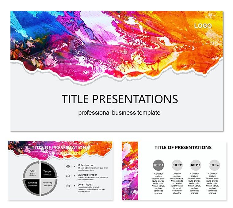Enchanting Colors PowerPoint templates