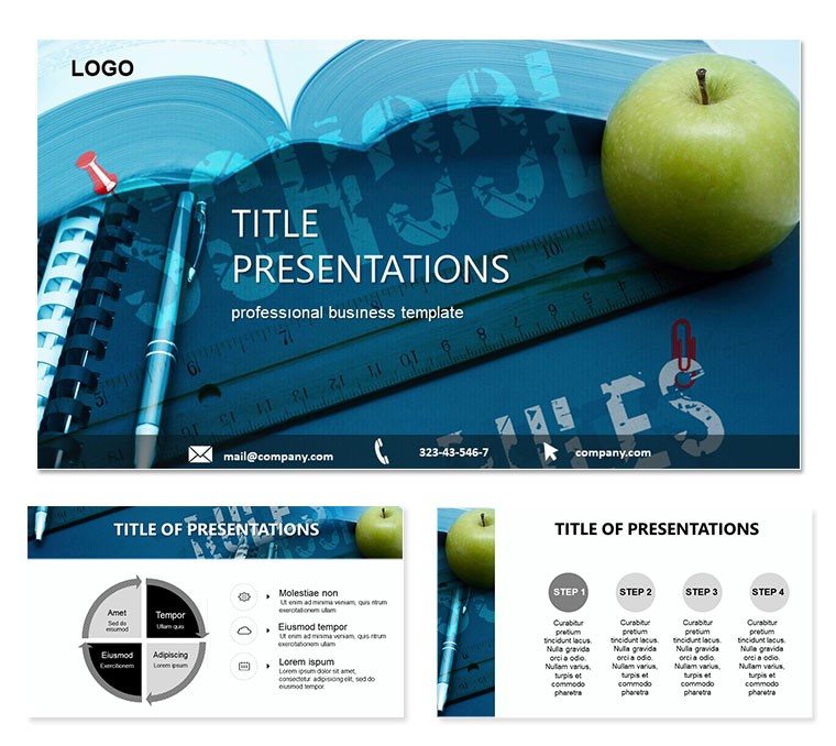 Education Knowledge PowerPoint Template - Download