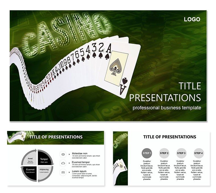Casino Card Game PowerPoint templates