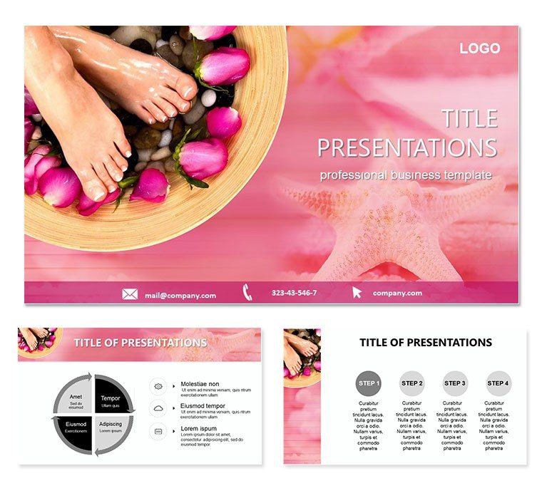 Relaxation Feet PowerPoint Template Presentation
