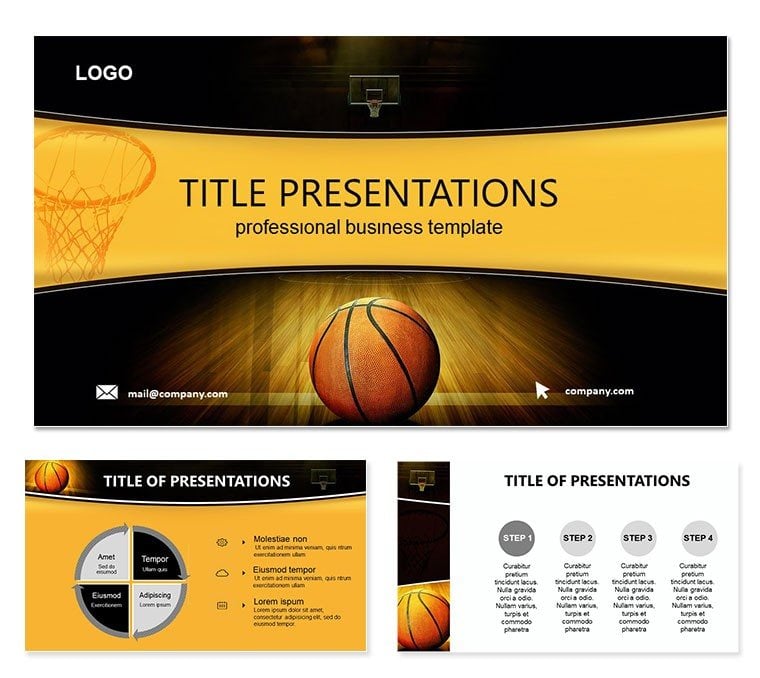 Federation Basketball PowerPoint templates