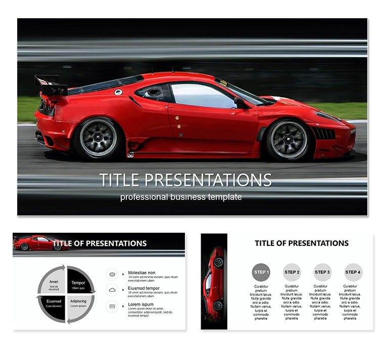 Speed Concept Car PowerPoint templates