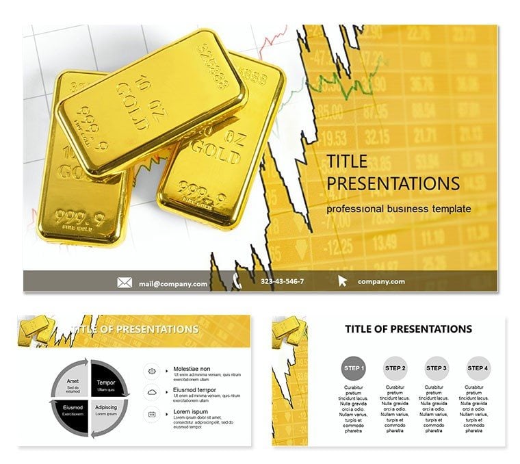 Gold Price PowerPoint templates