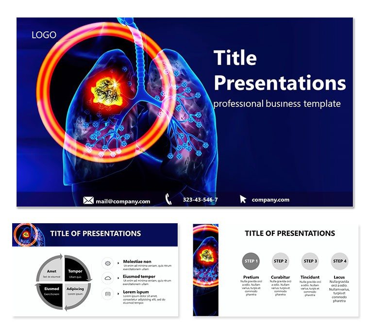 Lung Cancer PowerPoint Templates ImagineLayout