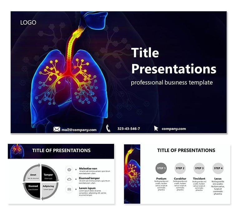 Infection of Lungs PowerPoint templates