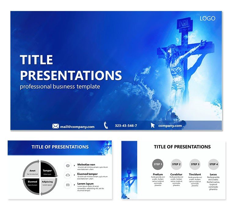 Heavenly Salvation PowerPoint templates