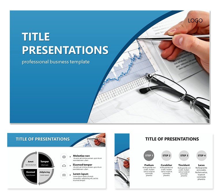 Graphical Analysis of Prices PowerPoint templates