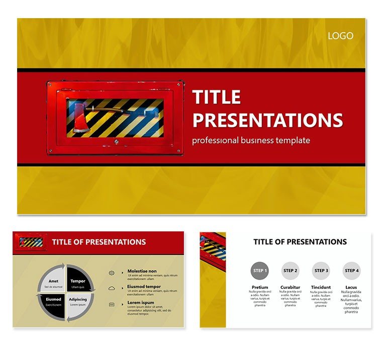 Fire Ax PowerPoint templates
